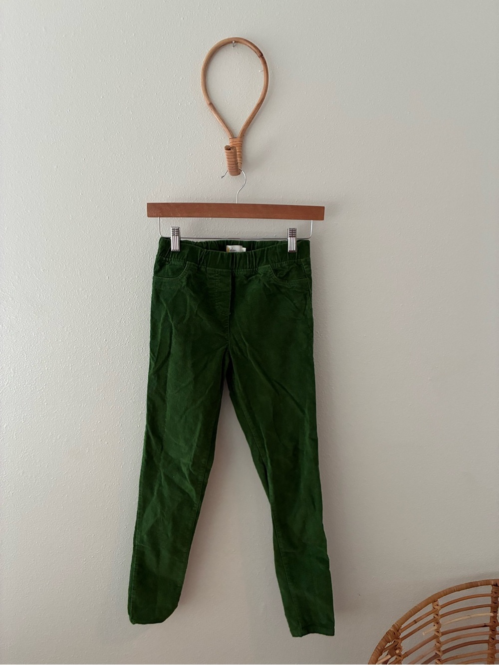 Kids Boden Green Corduroy Pants